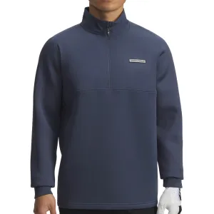 Under Armour Drive Pro Hybrid 1/2 Zip Pullover - Downpour Gray/Black Bring the Heat