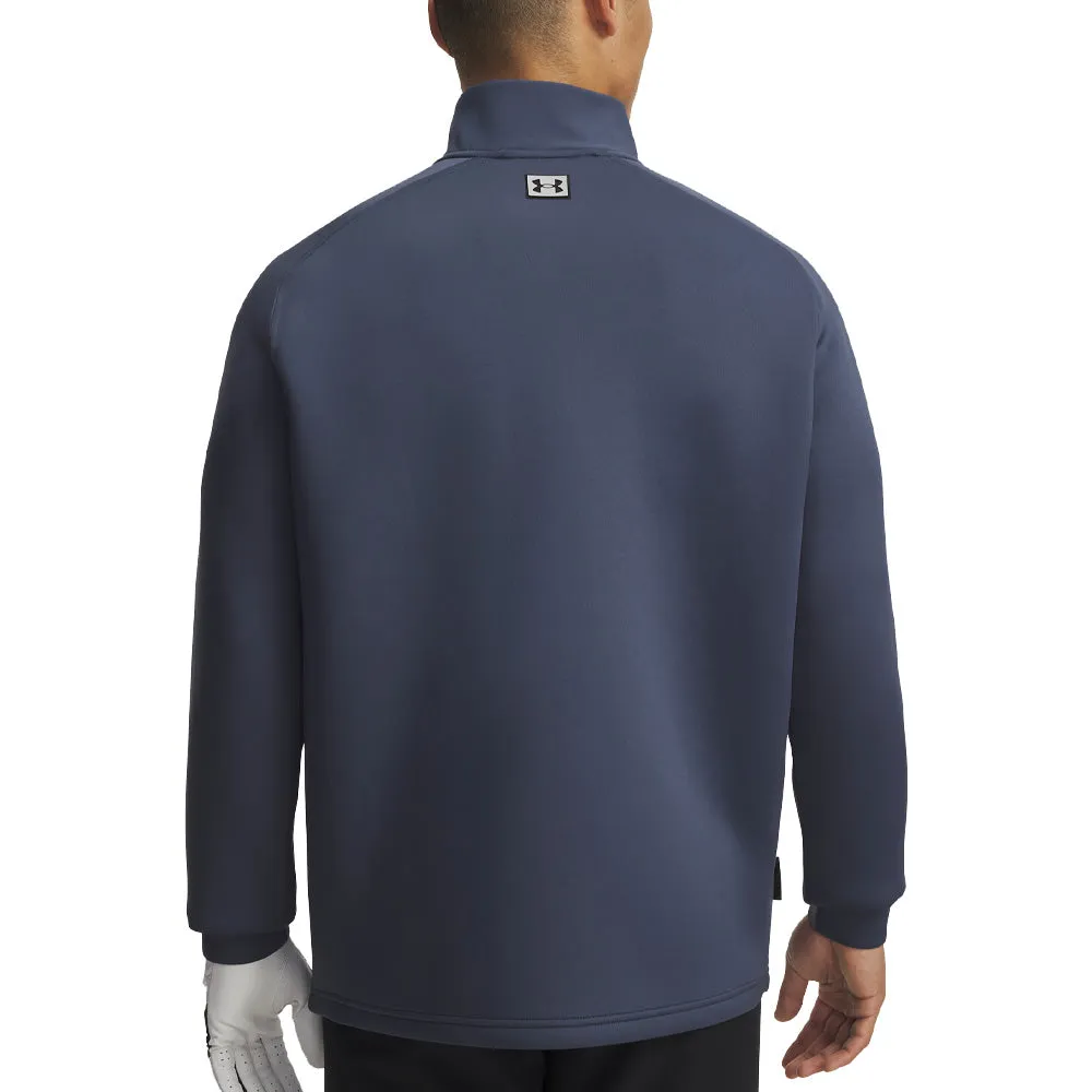 Fuel Your Fire Define Your Own Way Under Armour Drive Pro Hybrid 1/2 Zip Pullover - Downpour Gray/Black