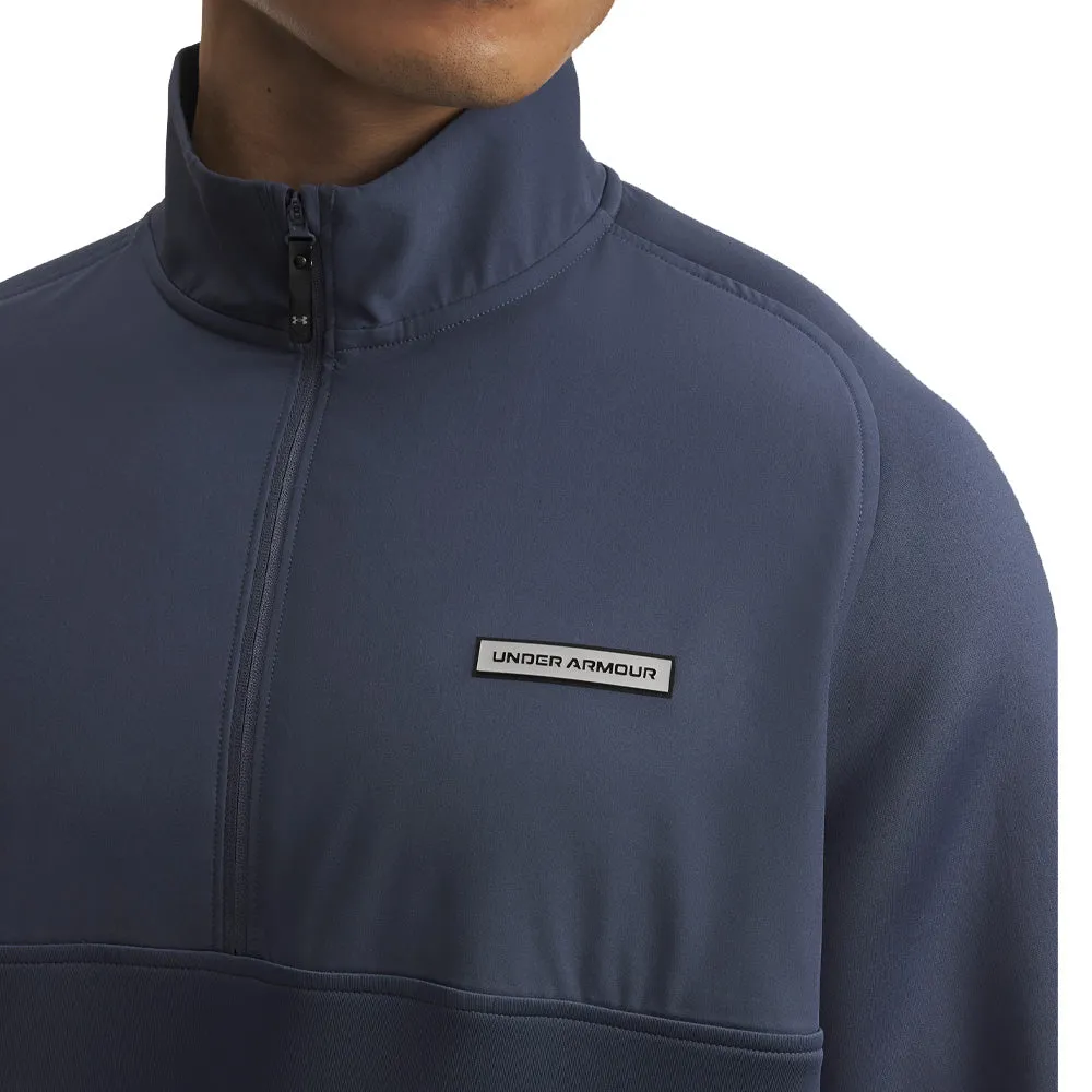 Under Armour Drive Pro Hybrid 1/2 Zip Pullover - Downpour Gray/Black Fuel Your Fire