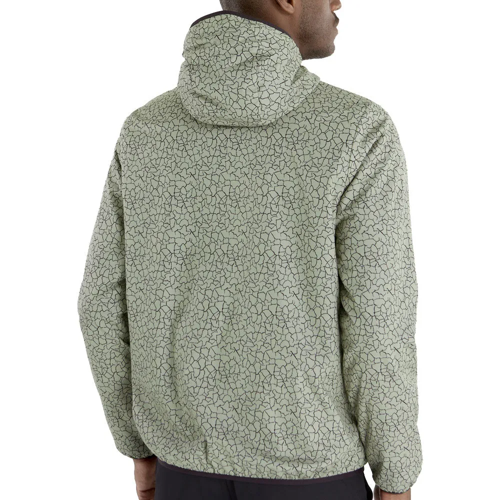 Calvin Klein Nantucket Printed Windbreaker Jacket - Cameo Green Be Unstoppable