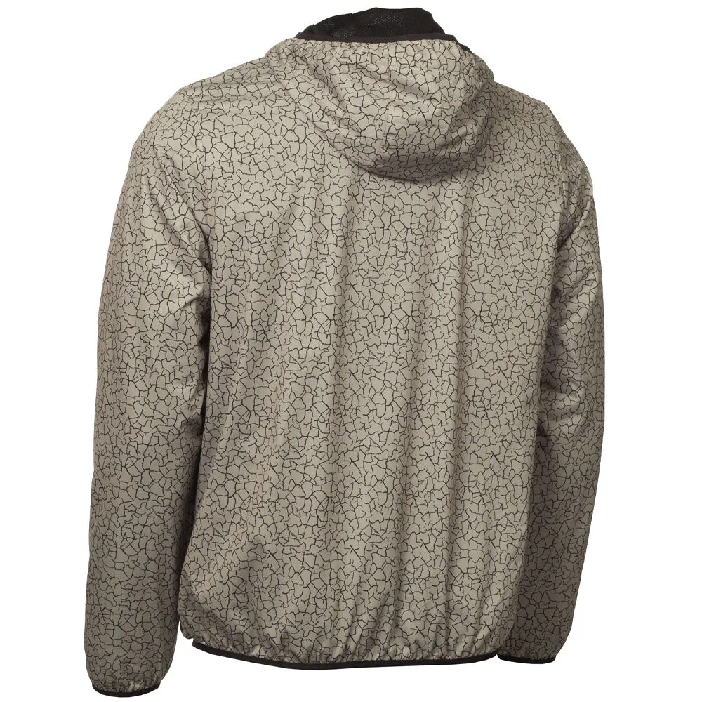 Walk with Power Calvin Klein Nantucket Printed Windbreaker Jacket - Cameo Green