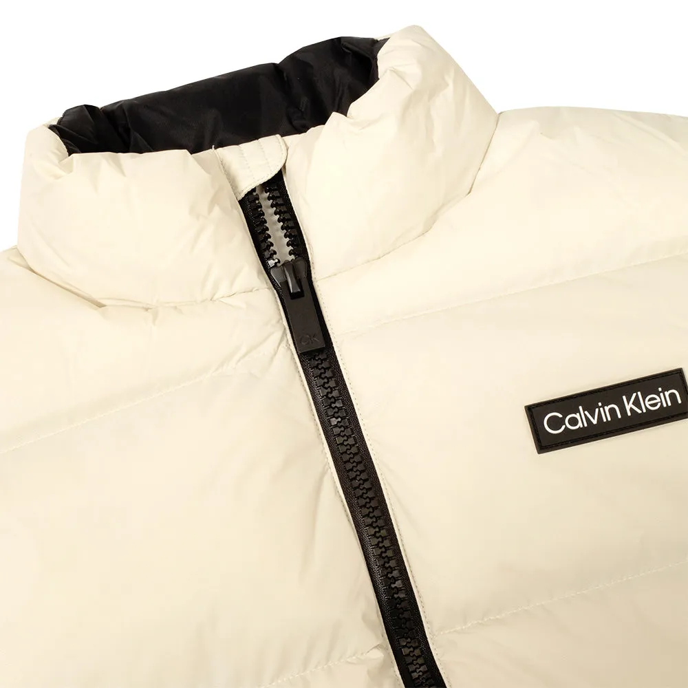 Confidence Starts Here Calvin Klein Winnsboro Padded Gilet - Sand