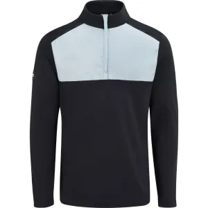 Move Beyond Ordinary Not for the Ordinary Ping Keeton 1/2 Zip Mid Layer  - Black/Pearl Grey