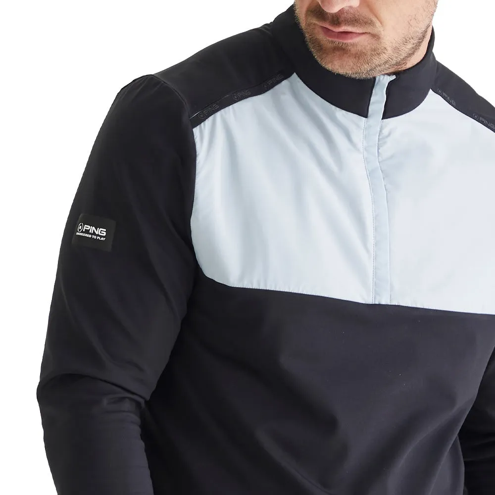 Ping Keeton 1/2 Zip Mid Layer  - Black/Pearl Grey Valentine's Day Sale Own the Moment
