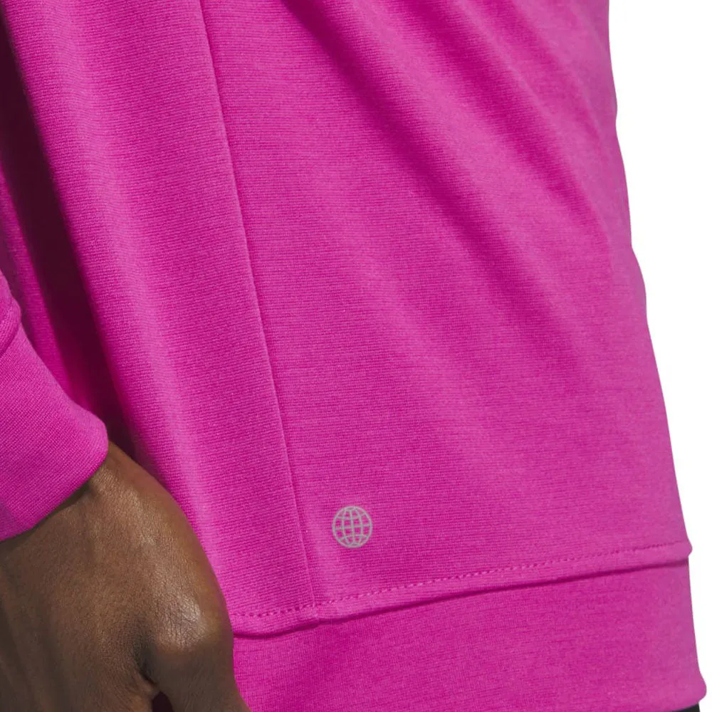 Adidas Elevated 1/4 Zip Pullover - Lucid Fuchsia Easter Sale Dare to Lead