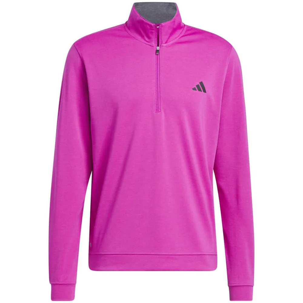 Footwear for the Fearless Adidas Elevated 1/4 Zip Pullover - Lucid Fuchsia