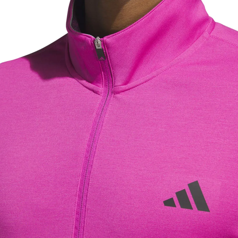 Adidas Elevated 1/4 Zip Pullover - Lucid Fuchsia Empower Your Journey