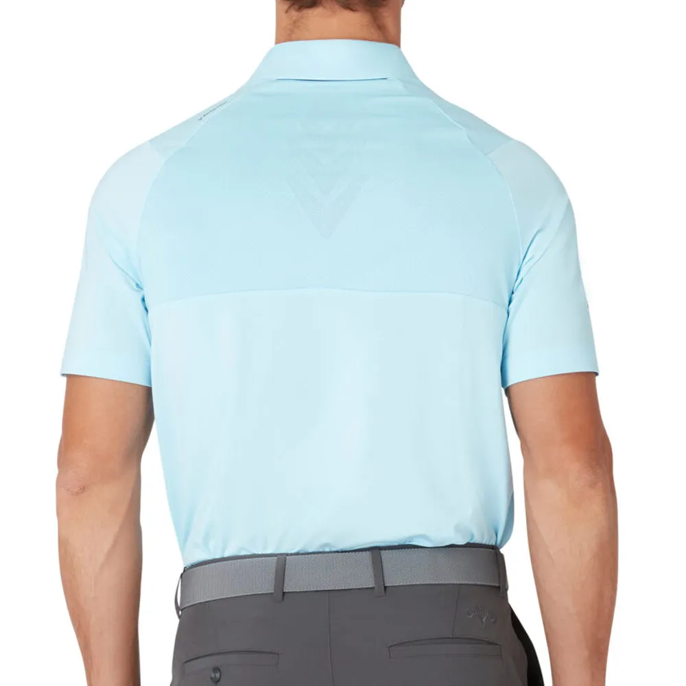 Step Out Boldly Callaway 3 Chev Odyssey Polo Shirt - Arctic Paradise