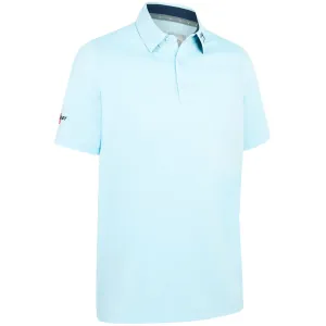 Stride with Confidence Redefine Classic Callaway 3 Chev Odyssey Polo Shirt - Arctic Paradise
