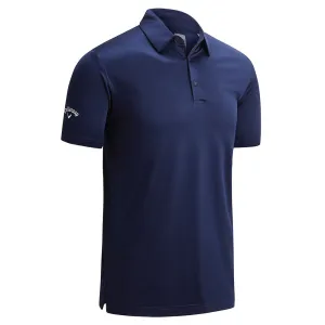 Callaway Swing Tech Solid Print Polo Shirt - Peacoat Deal Of The Century