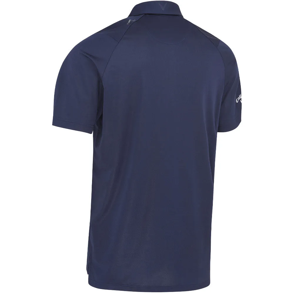 Callaway Swing Tech Solid Print Polo Shirt - Peacoat Independence Day Sale Chase What Moves You