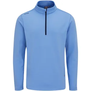 Fuel Your Fire Exclusive Deal Ping Rhodri Mid-Layer 1/2 Zip Pullover  - Cornflower Blue/Navy