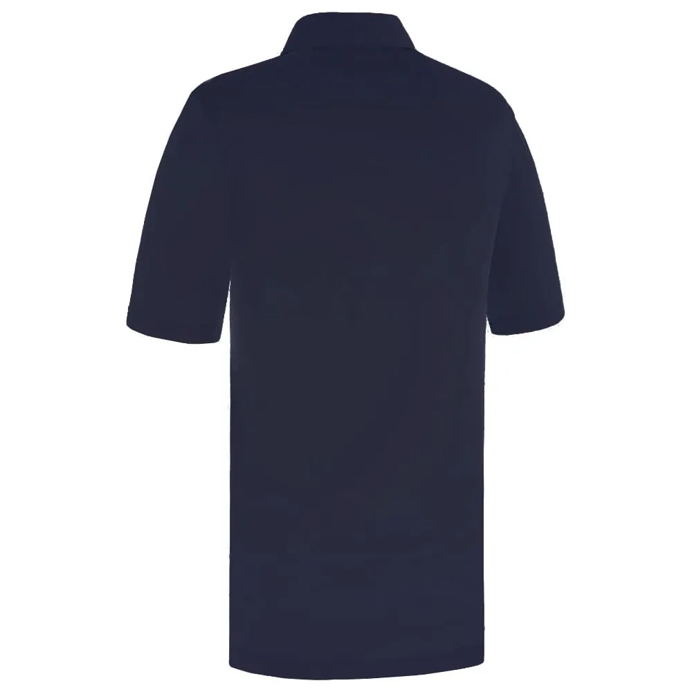 Break Boundaries Chase What Moves You Proquip Pro Tech Peached Polo Shirt - Navy