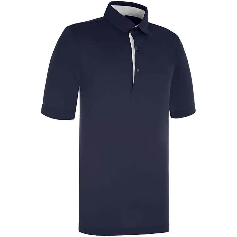 Proquip Pro Tech Peached Polo Shirt - Navy New Year's Eve Sale