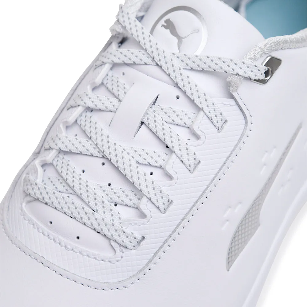 Back To School Sale Puma Phantomcat Nitro Spikeless Waterproof Shoes - White/Silver/Ash Grey