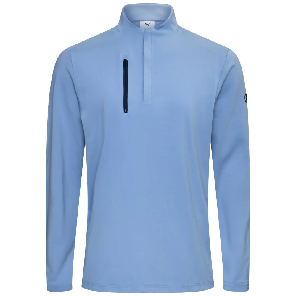 Big Savings The Fast Lane Choice Puma X Ap Cloudspun Tech 1/4 Zip Pullover - Zen Blue