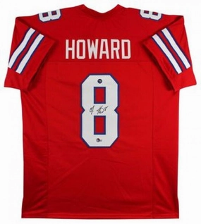 O J Howard Signed Buffalo Bill Jersey (Beckett) Super Bowl LV Champion Tight End