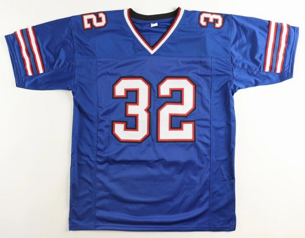 O. J. Simpson Signed Buffalo Bills Career Stat Jersey (JSA COA) 5??Pro Bowl R.B.