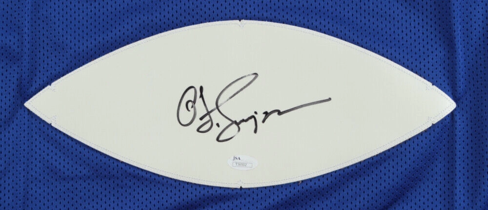 O. J Simpson Signed Buffalo Bills Jersey (JSA COA) 5??Pro Bowl R.B. (1972?C1976)