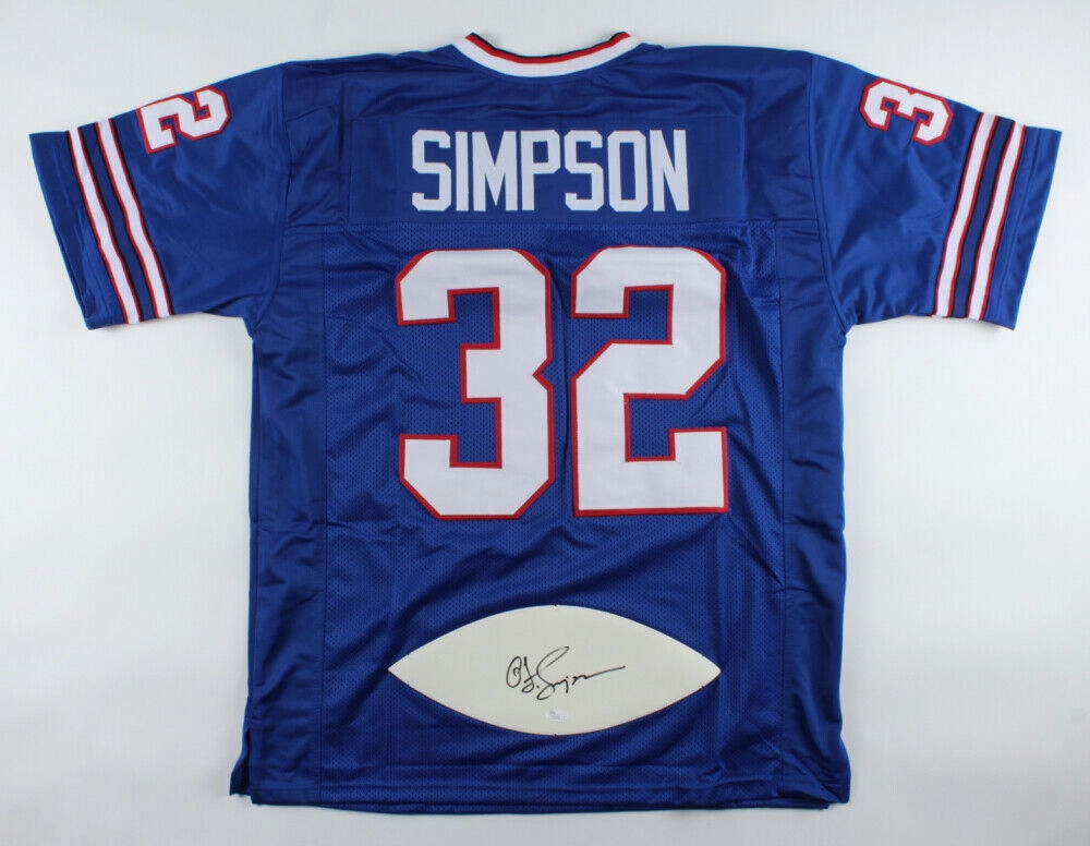 O. J Simpson Signed Buffalo Bills Jersey (JSA COA) 5??Pro Bowl R.B. (1972?C1976)