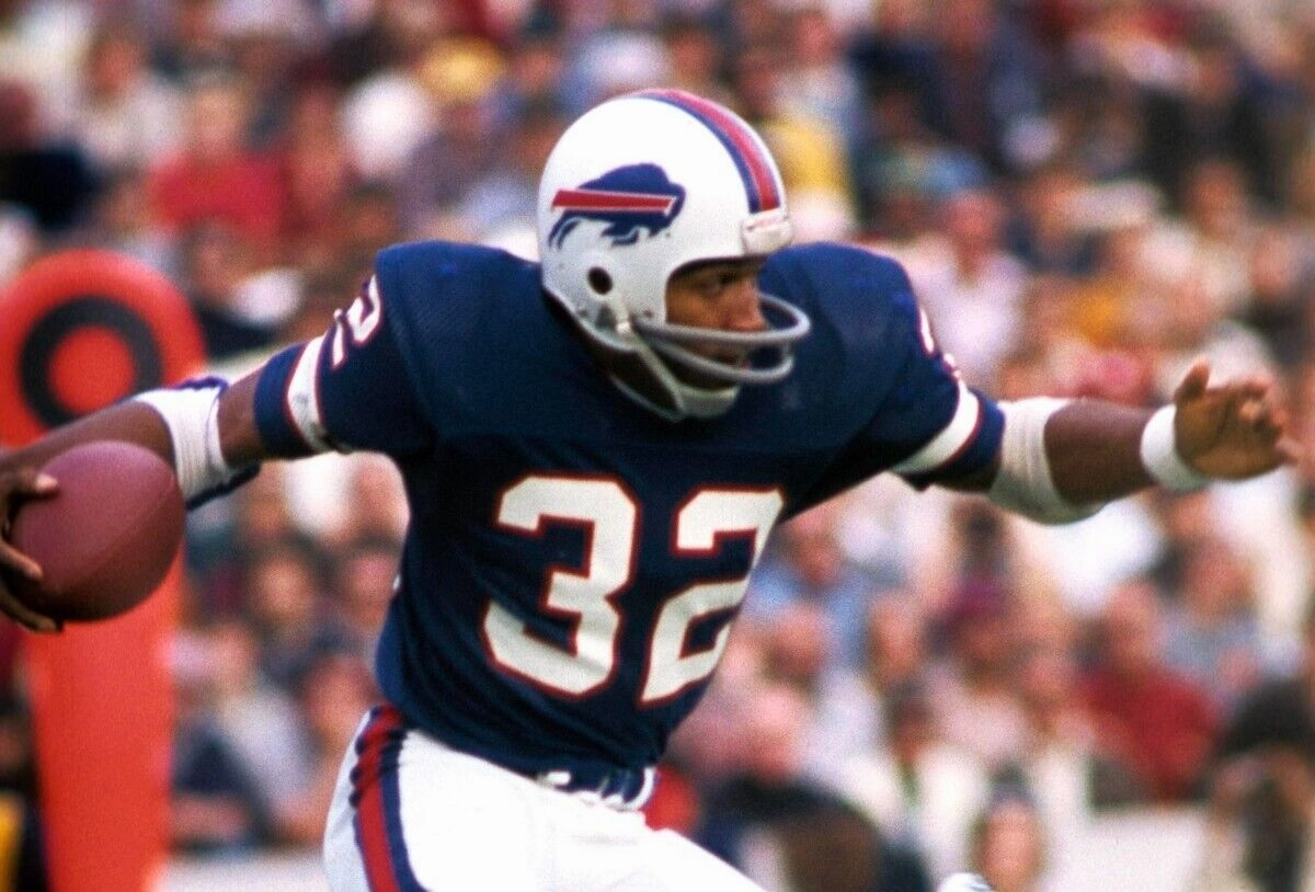 O.J. Simpson Signed Buffalo Bills White Jersey (JSA COA) 5??Pro Bowl Running Back