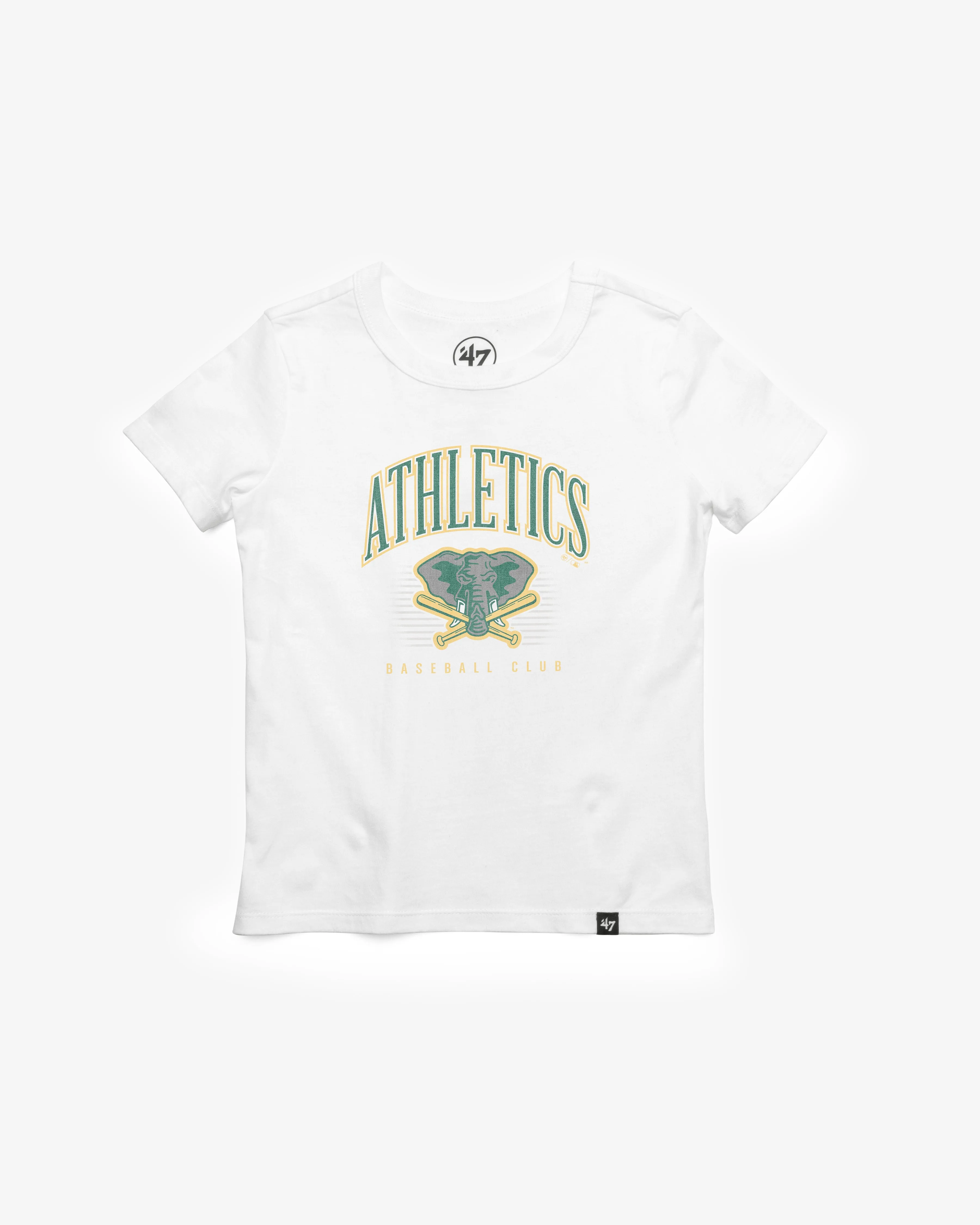 OAKLAND ATHLETICS COOPERSTOWN DOUBLE HEADER '47 FRANKLIN TEE KIDS