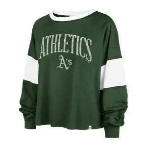 OAKLAND ATHLETICS UPSIDE RHEA LONG SLEEVE TEE WOMEN