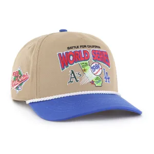 OAKLAND ATHLETICS VS. LOS ANGELES DODGERS DUELING WORLD SERIES RIVALRY 