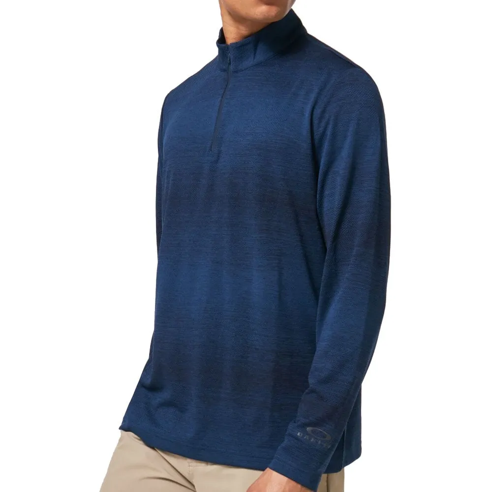 Oakley Contender 1/2 Zip - Poseidon Dark Heather Clearance Sale