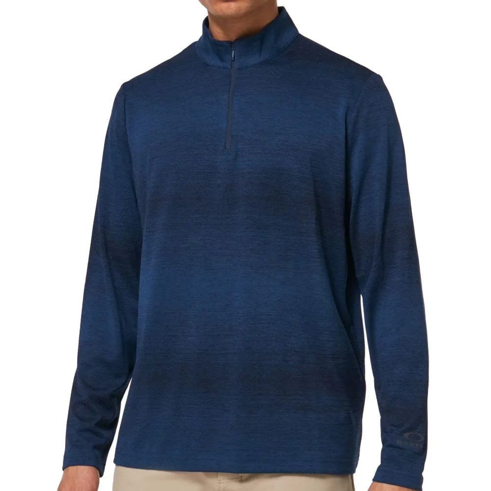 Oakley Contender 1/2 Zip - Poseidon Dark Heather Walk Tall