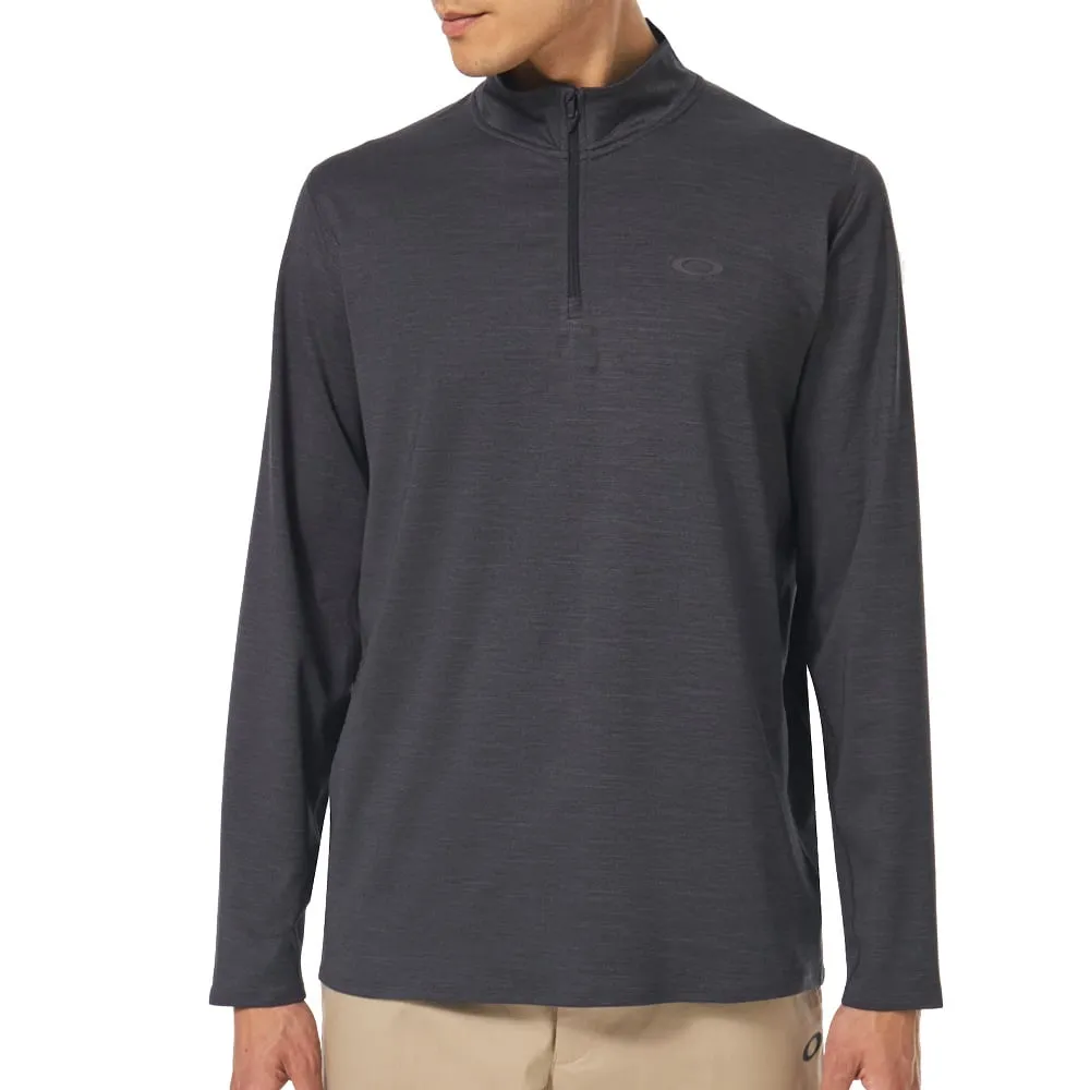 Oakley Gravity Range 1/4 Zip Pullover - Blackout Heather Great Value