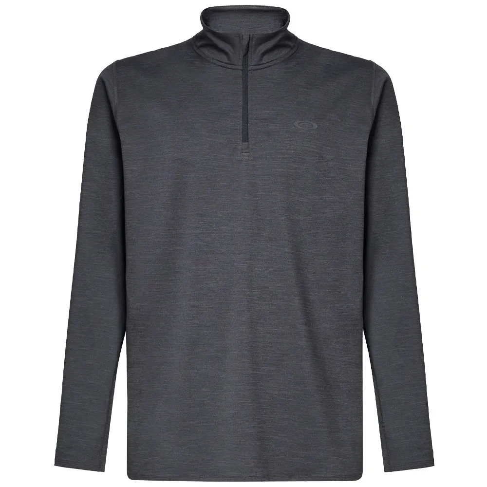 Oakley Gravity Range 1/4 Zip Pullover - Blackout Heather Own the Streets