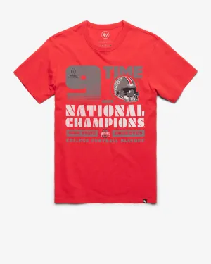 OHIO STATE BUCKEYES 2024 CFP NATIONAL CHAMPIONS '47 FRANKLIN TEE