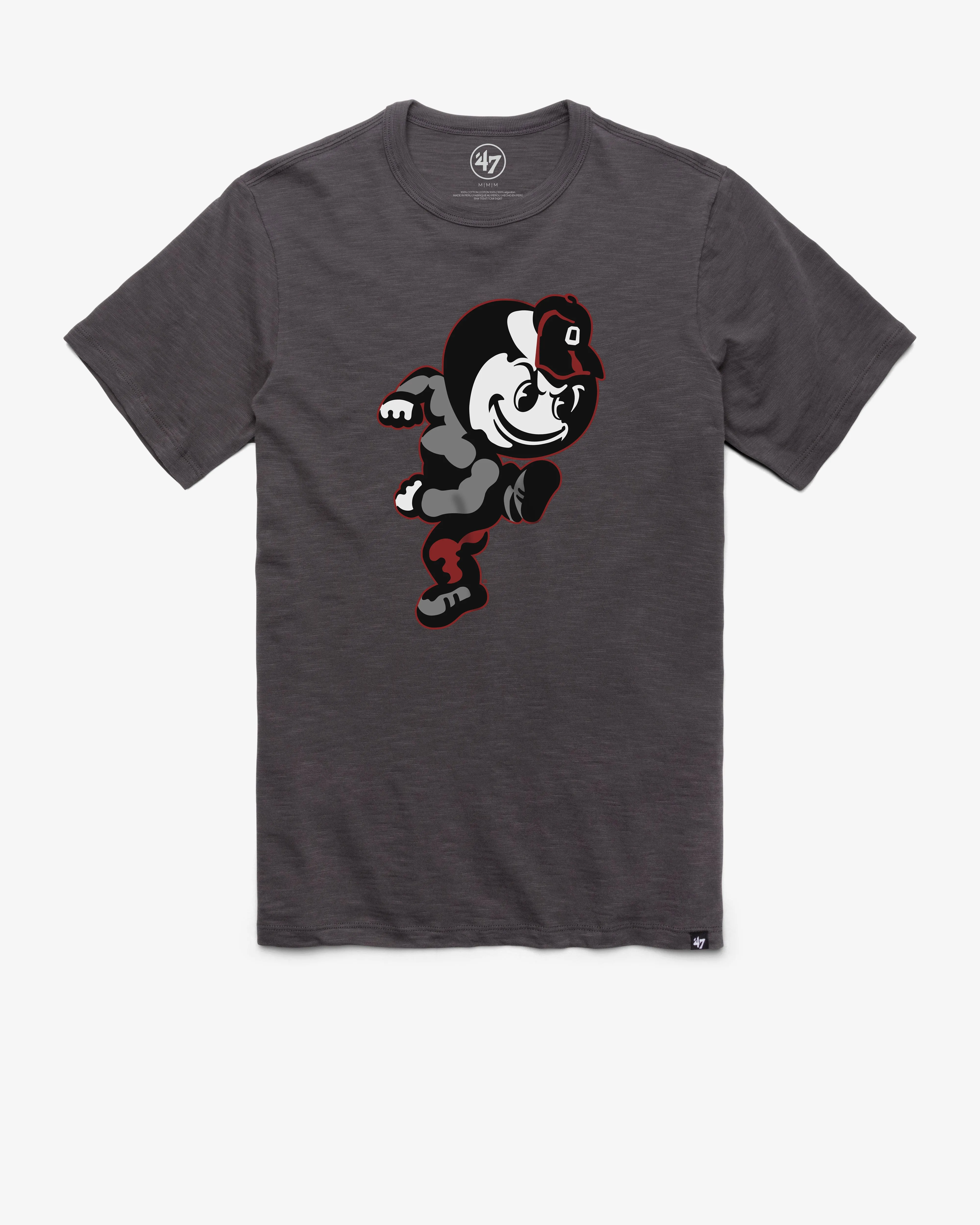 OHIO STATE BUCKEYES VINTAGE GRIT '47 SCRUM TEE