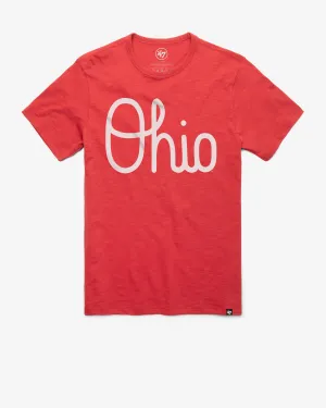 OHIO STATE BUCKEYES VINTAGE GRIT '47 SCRUM TEE