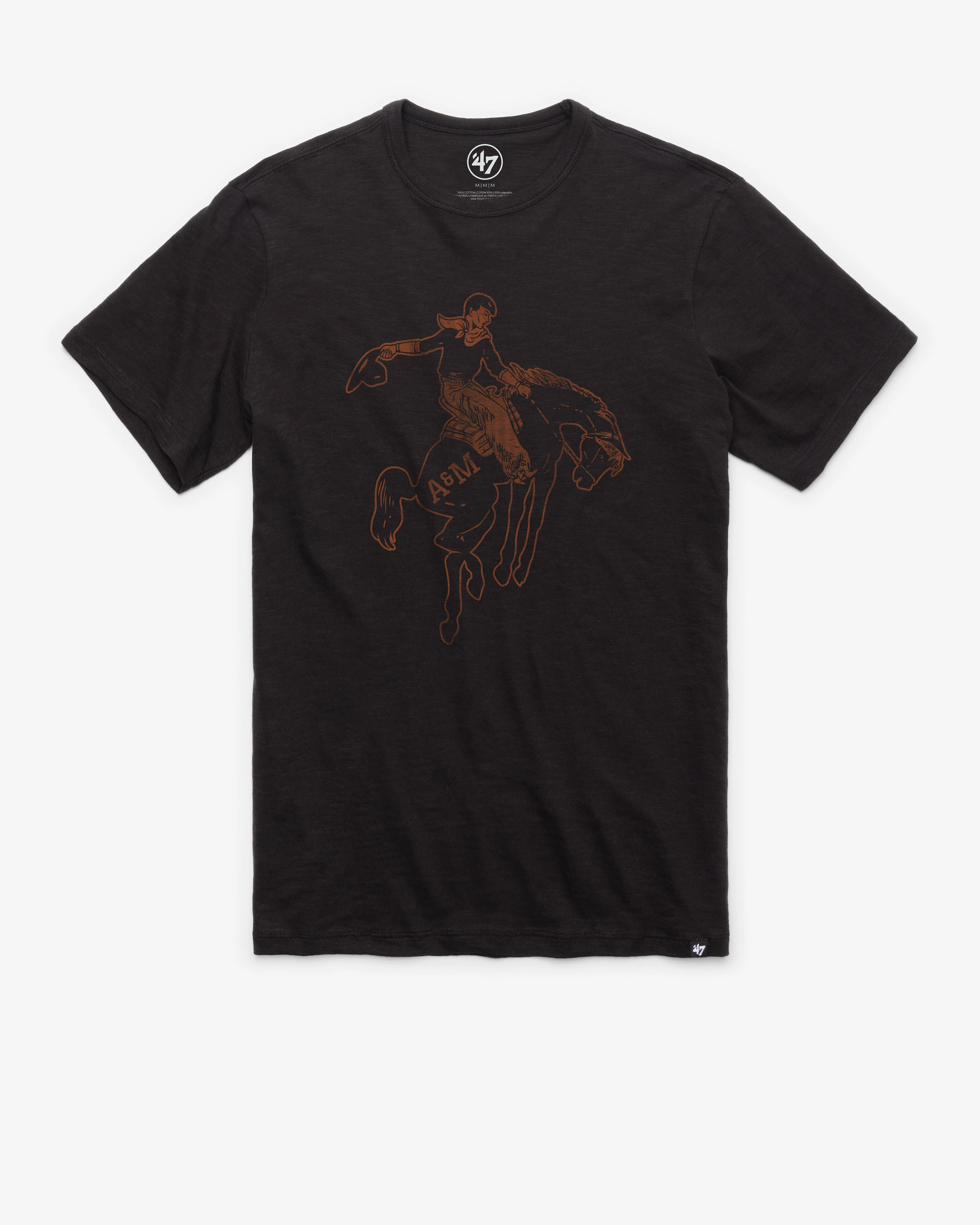 OKLAHOMA STATE COWBOYS VINTAGE GRIT '47 SCRUM TEE