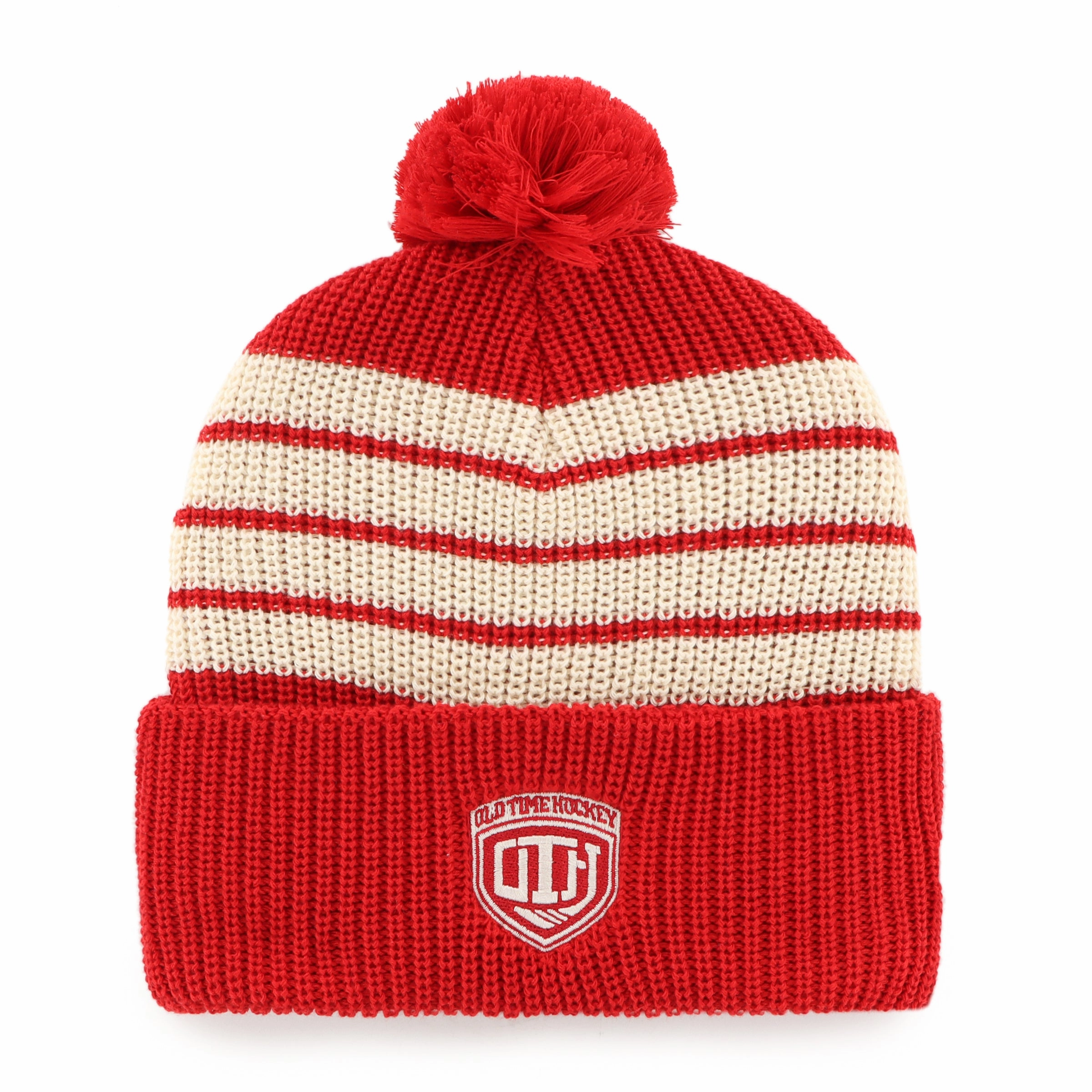 OLD TIME HOCKEY DETROIT RED WINGS VINTAGE BARN '47 CUFF KNIT