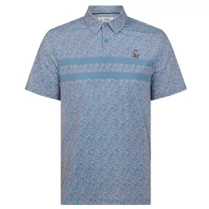 Walk Tall Born to Stand Out Original Penguin Engineered Novelty Striped Polo Shirt - Quiet Harbor