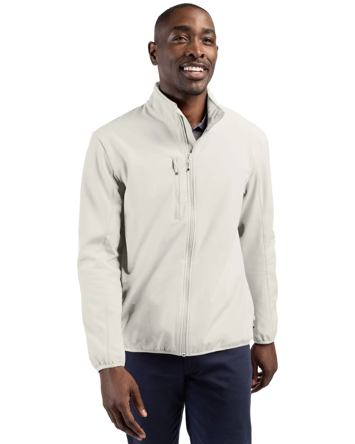 Valentine's Day Sale Break Boundaries Clique By Cutter & Buck - Men'S Trail Stretch Softshell Jacket