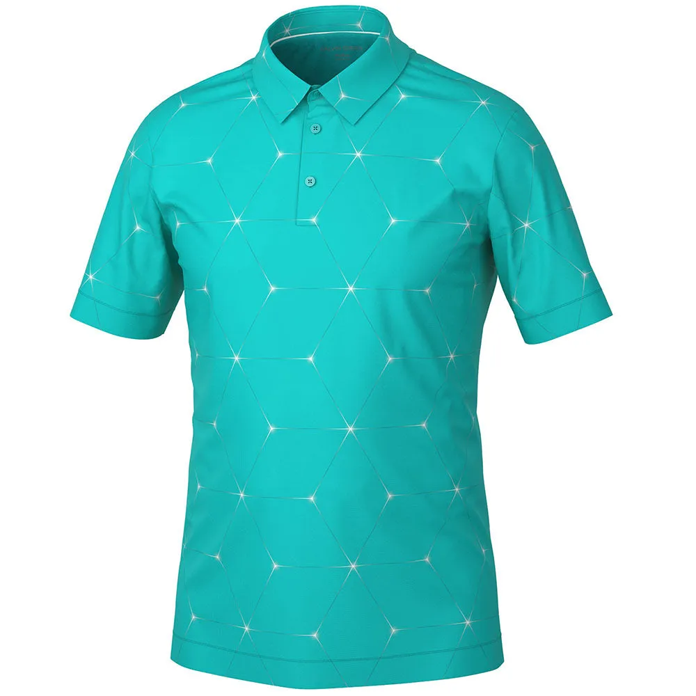 Walk Loud Galvin Green Milo Polo Shirt - Atlantis Green