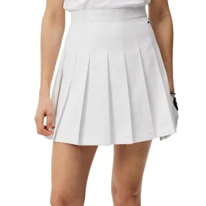 Clearance Sale Never Just Walk J.Lindeberg Women'S Adina Golf Skirt - White