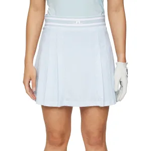 All Eyes on You J.Lindeberg Women'S Harlow Print Golf Skort - Shadow Bridge Winter Sky