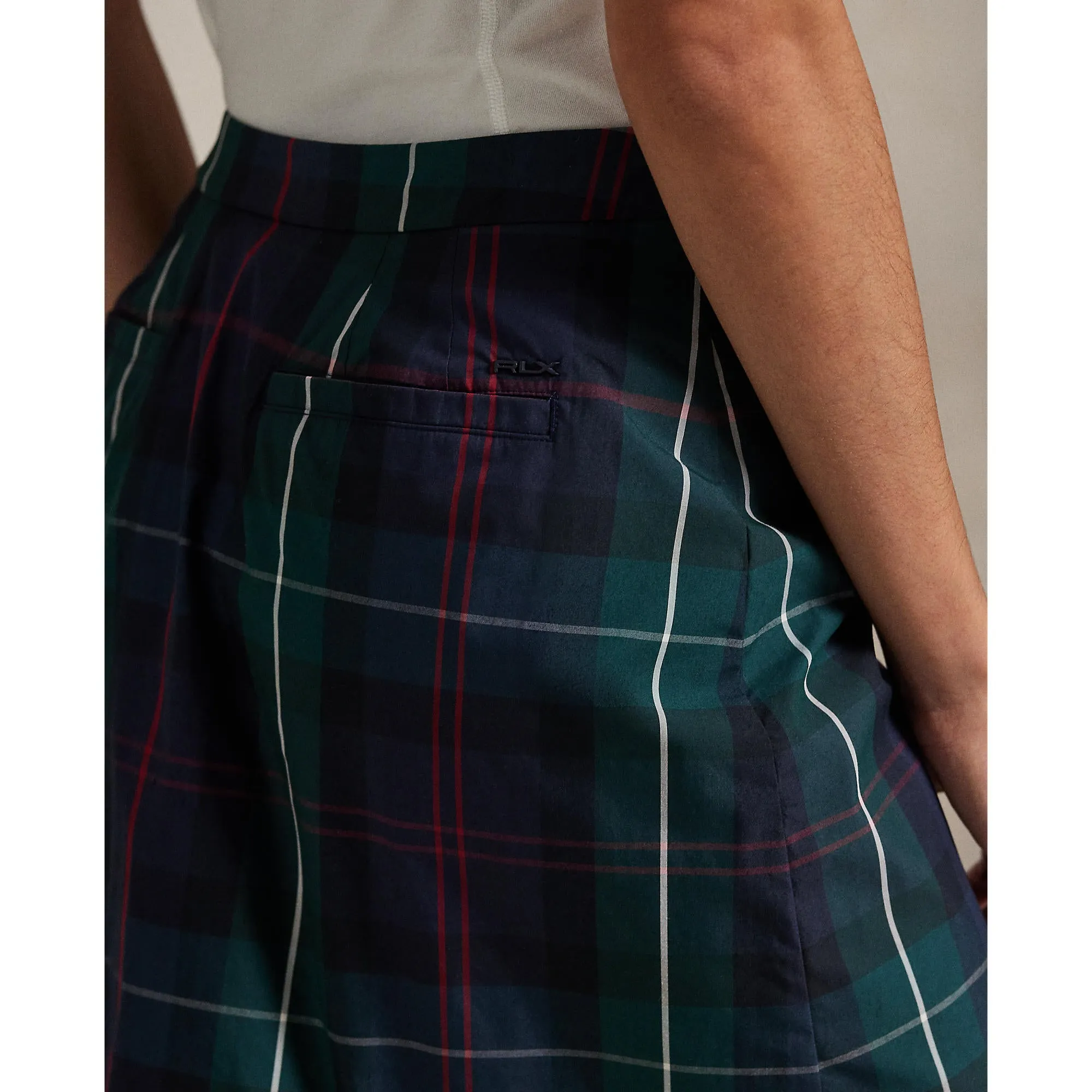 Rlx Ralph Lauren Women'S Woven A-Line Golf Skort - Tartan Clearance Sale Great Value