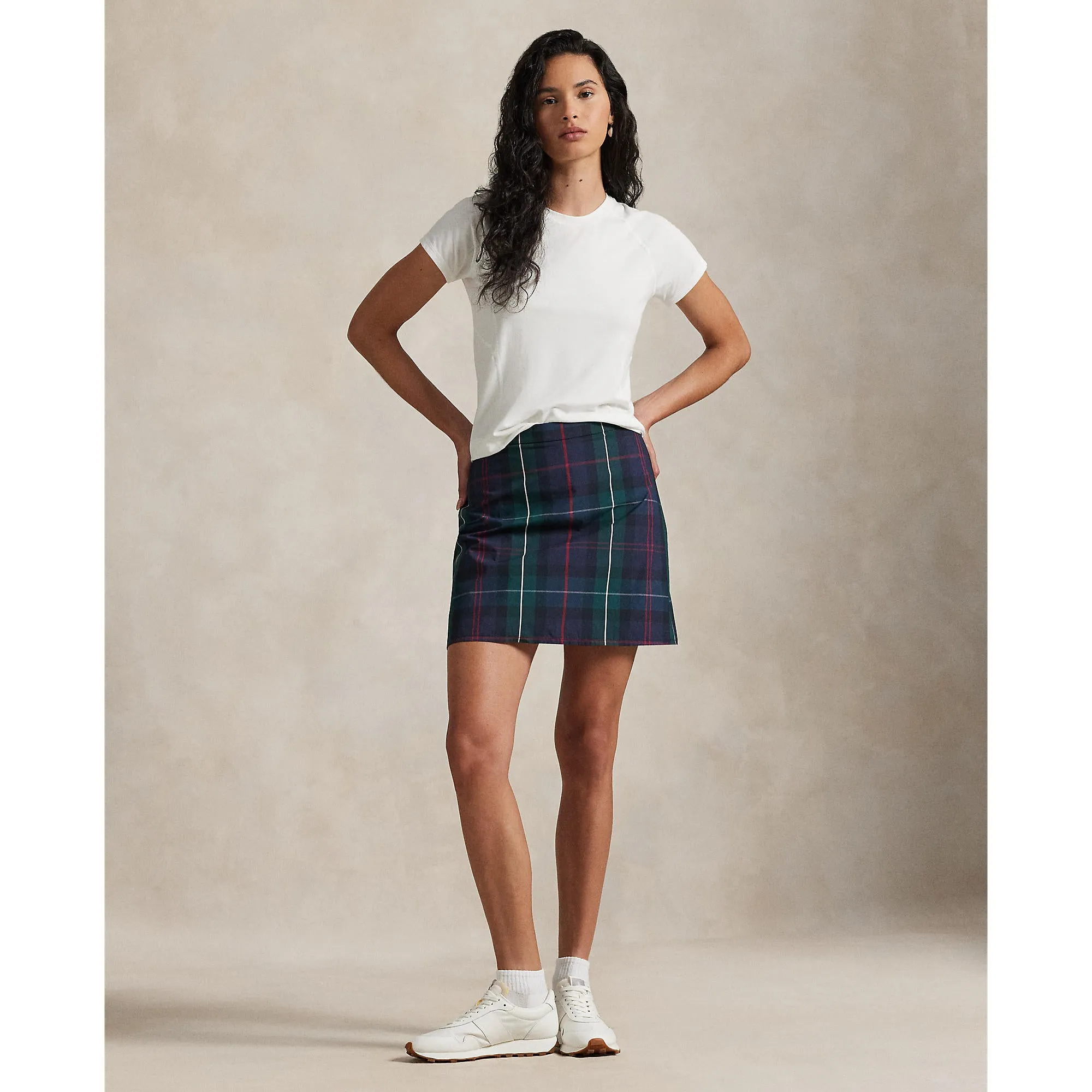Rlx Ralph Lauren Women'S Woven A-Line Golf Skort - Tartan Mother's Day Sale Walk Tall