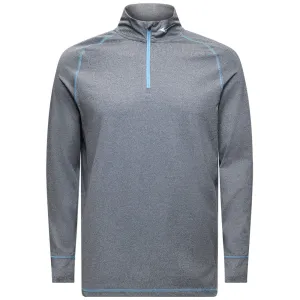 Mizuno Melange 1/4 Zip Pullover - Navy Limited Time Offer Confidence Starts Here