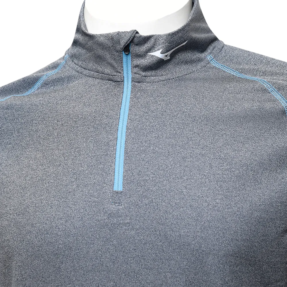 Mizuno Melange 1/4 Zip Pullover - Navy Black Friday Sale