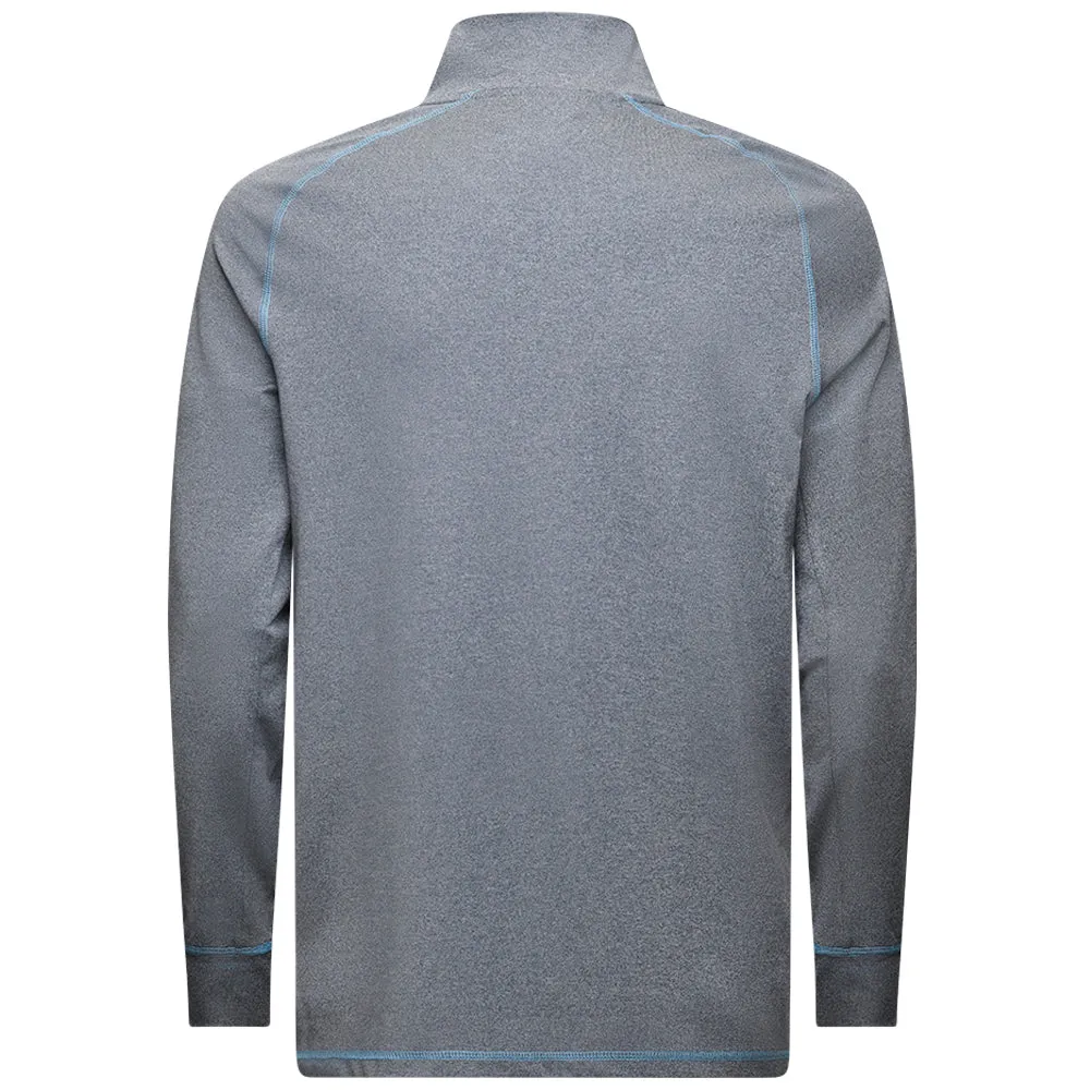 Mizuno Melange 1/4 Zip Pullover - Navy Economical Black Friday Offer