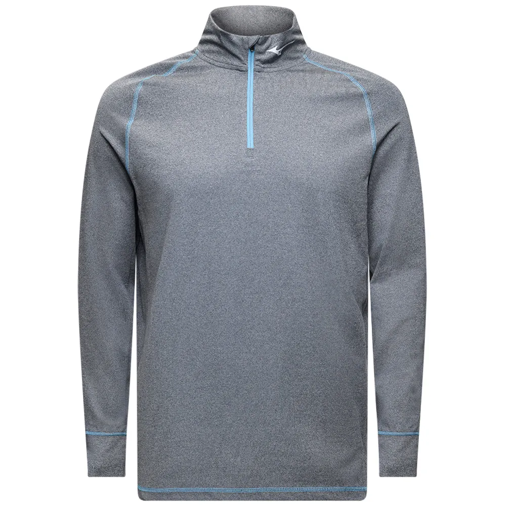 Mizuno Melange 1/4 Zip Pullover - Navy Limited Time Offer Confidence Starts Here