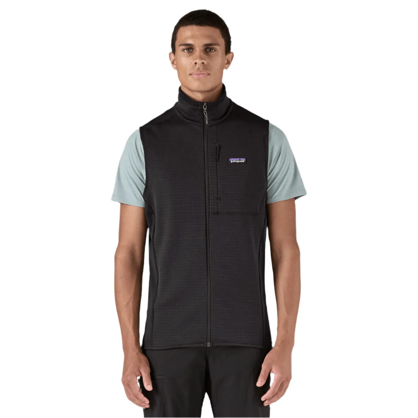 Patagonia - Men'S R1 Fleece Vest Black Friday Deal Christmas Eve Sale