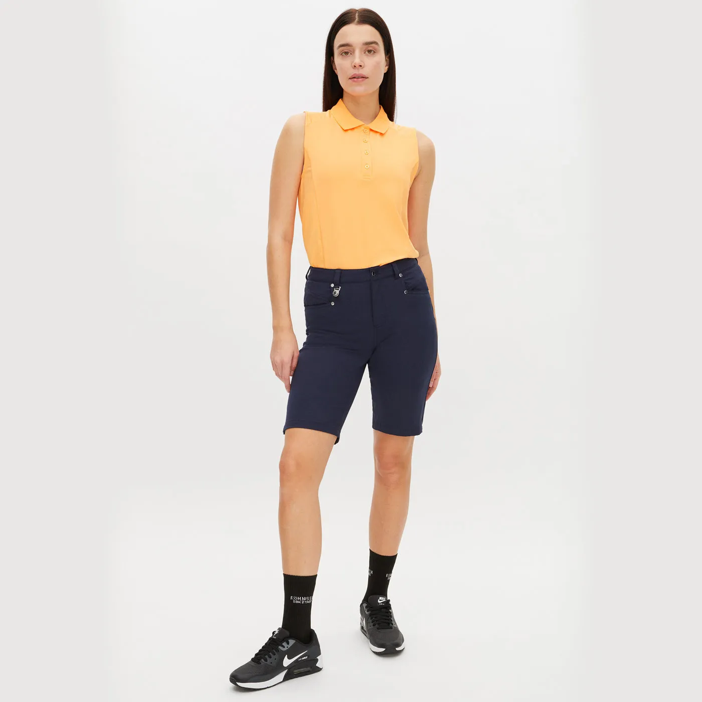 Rohnisch Women'S Chie Bermuda Golf Shorts - Navy Performance Unleashed Lead with Style